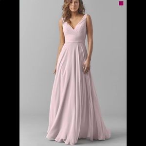 Brushed Lilac Chiffon Gown